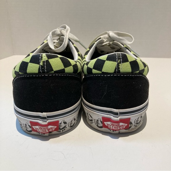 Vans green checkerboard shoes - Picture 9 of 9